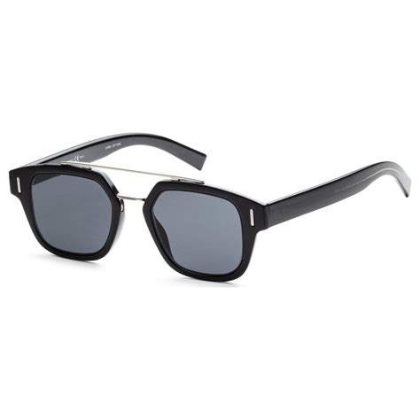 dior homme fraction 1 sunglasses|DiorFraction1 Black Rectangular Sunglasses .